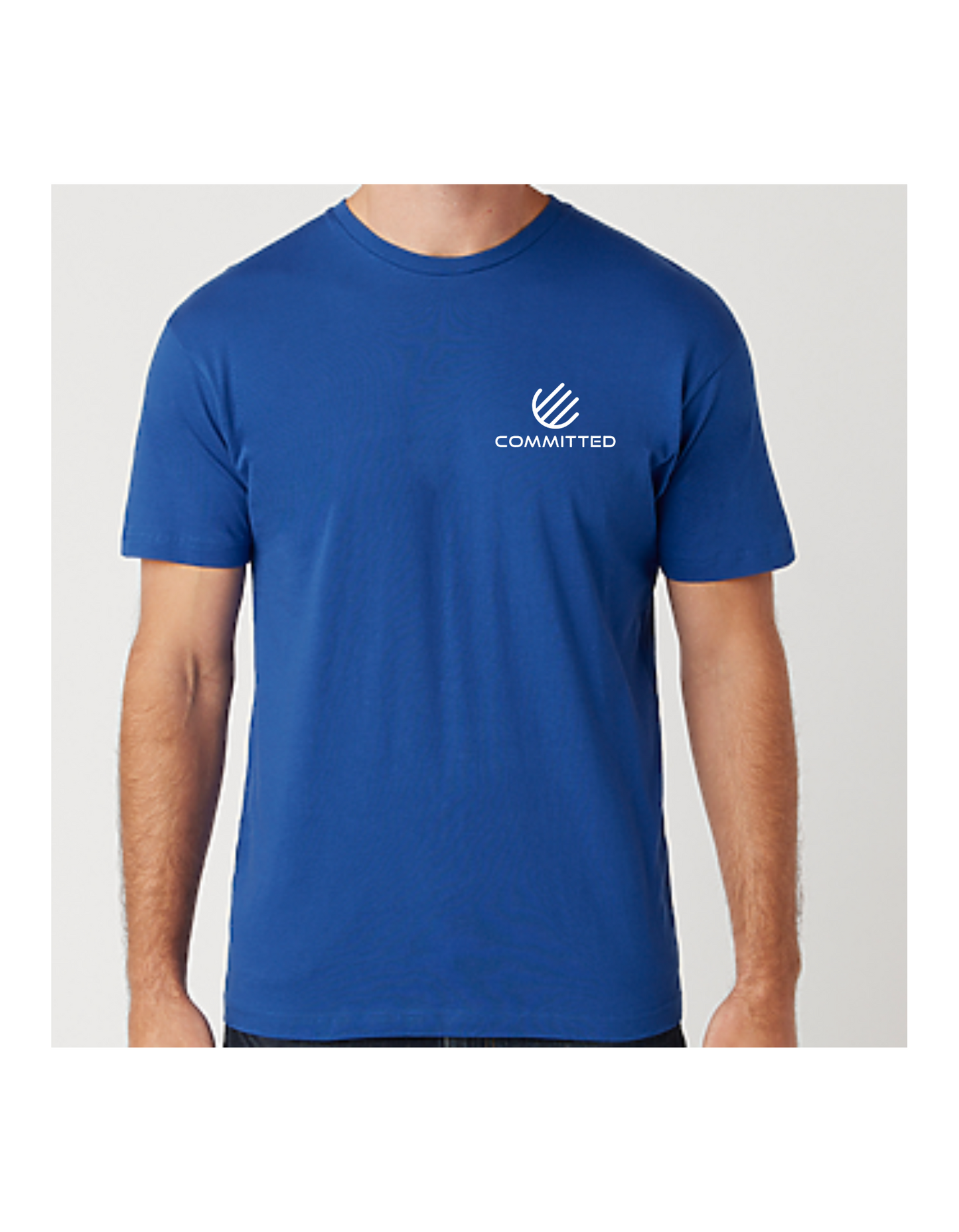 Committed T - Shirt Chest Pocket Logo