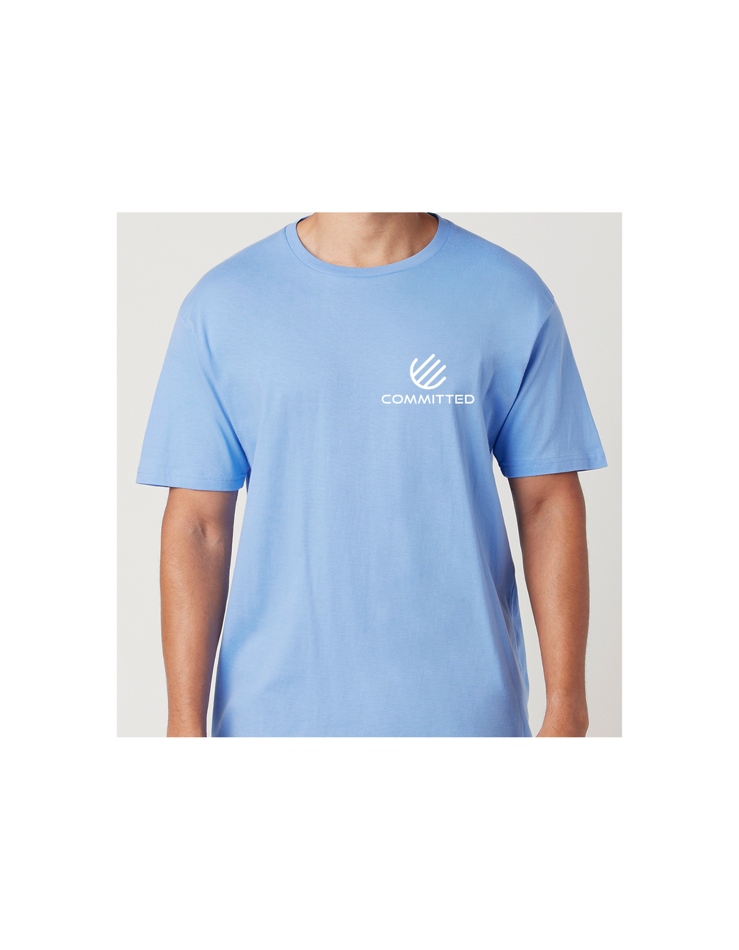 Committed T - Shirt Chest Pocket Logo