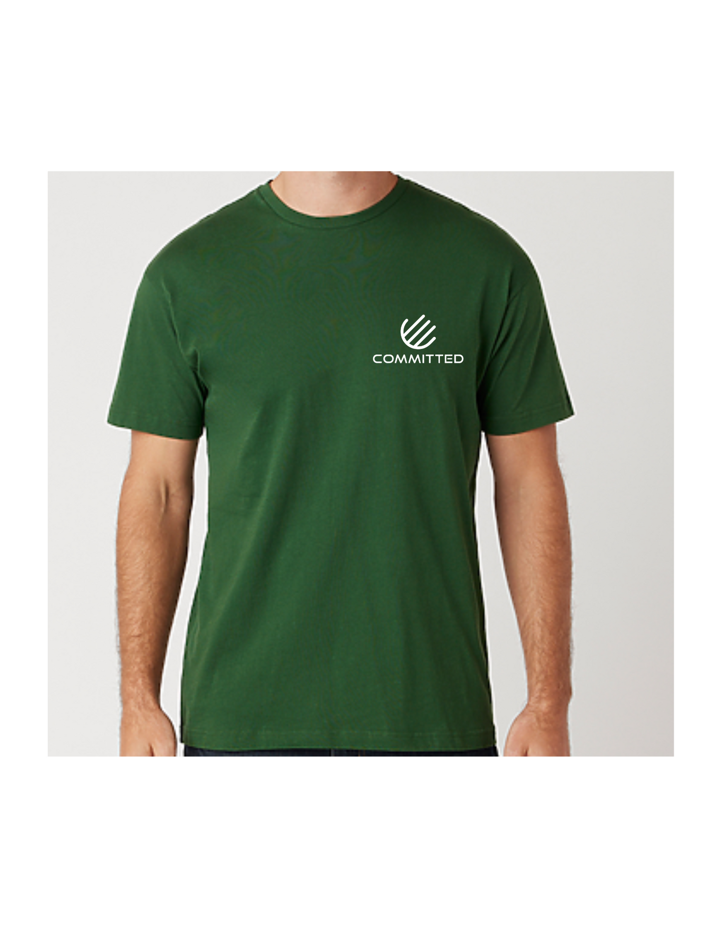 Committed T - Shirt Chest Pocket Logo