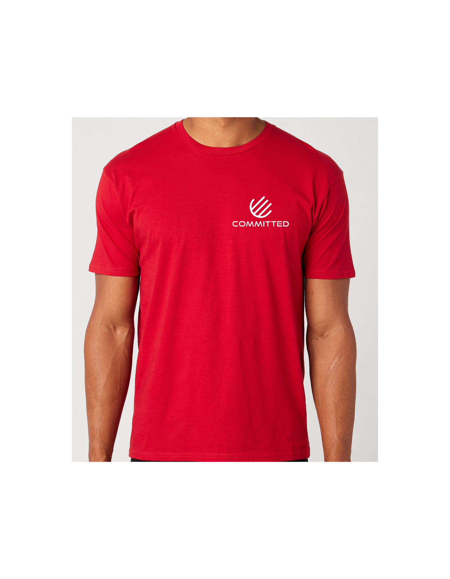 Committed T - Shirt Chest Pocket Logo