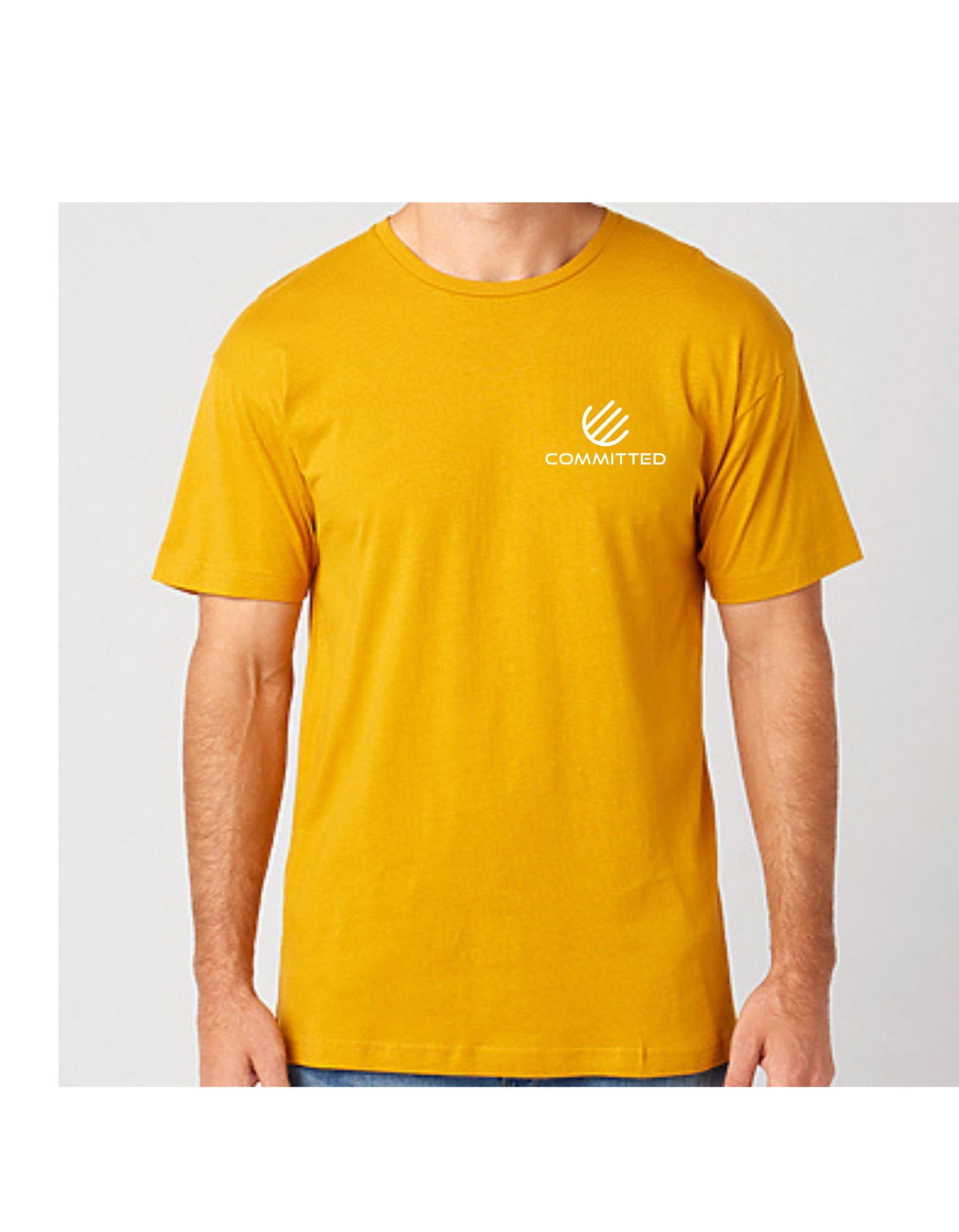 Committed T - Shirt Chest Pocket Logo