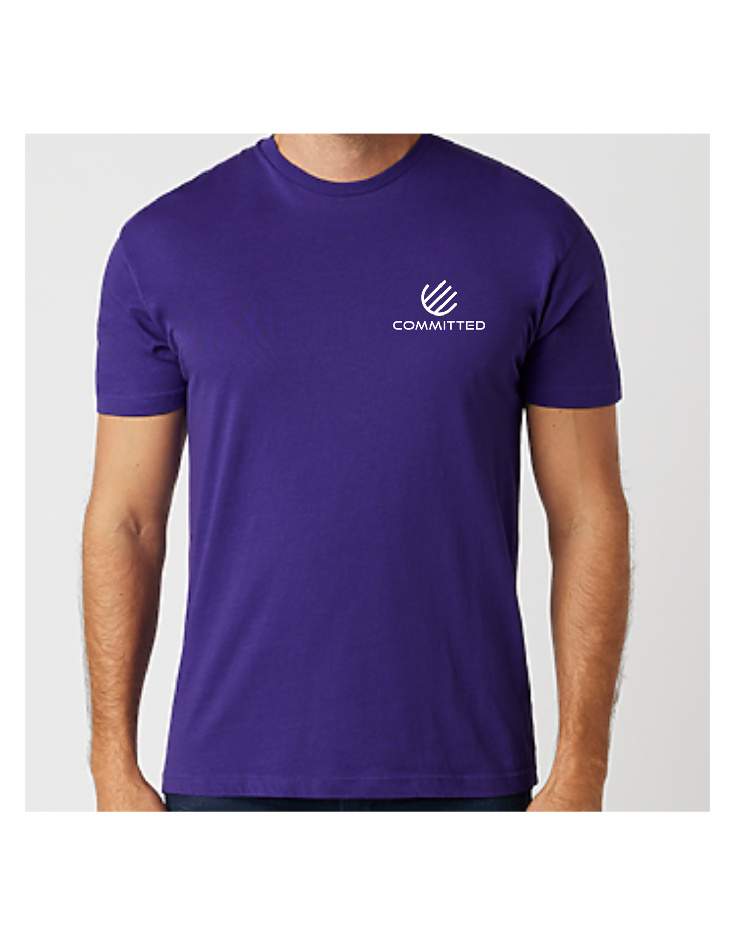 Committed T - Shirt Chest Pocket Logo